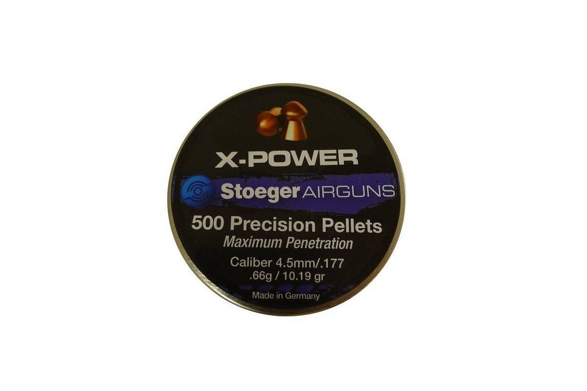 PLOMBS X-MATCH STOEGER AIRGUNS CALIBRE 4.5MM PAR 500 - CARABINES