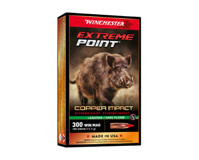 Munitions de chasse Winchester Extreme Point LEAD FREE 300 Win Mag 180gr avis, caractéristiques, performances