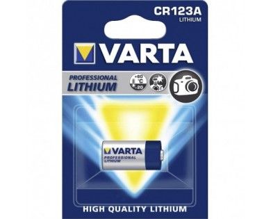Pile lithium VARTA CR123 3V 1480 mAh 