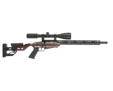 Carabine a verrou Ruger précision rimfire Drapeau Américain 10 coups + Lunette 6-24x50 avis, caractéristiques, performances