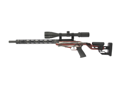 Carabine a verrou Ruger précision rimfire Drapeau Américain 10 coups + Lunette 6-24x50 avis, caractéristiques, performances