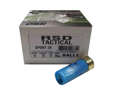 Cartouches à balle JOCKER RSD Tactical Sport 28 calibre 12/7...