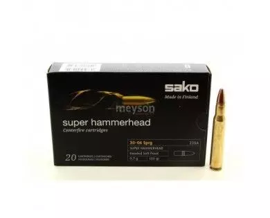 Munitions Sako Super Hammerhead calibre 30-06 – 150 grains 