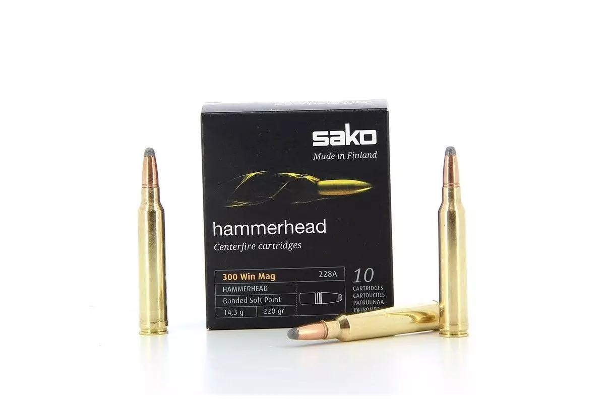 Munitions Sako Hammerhead calibre 300 Win Mag – 220 grains X10 