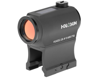 Viseur micro HOLOSUN Elite 403 C réticule vert avec panneau ...