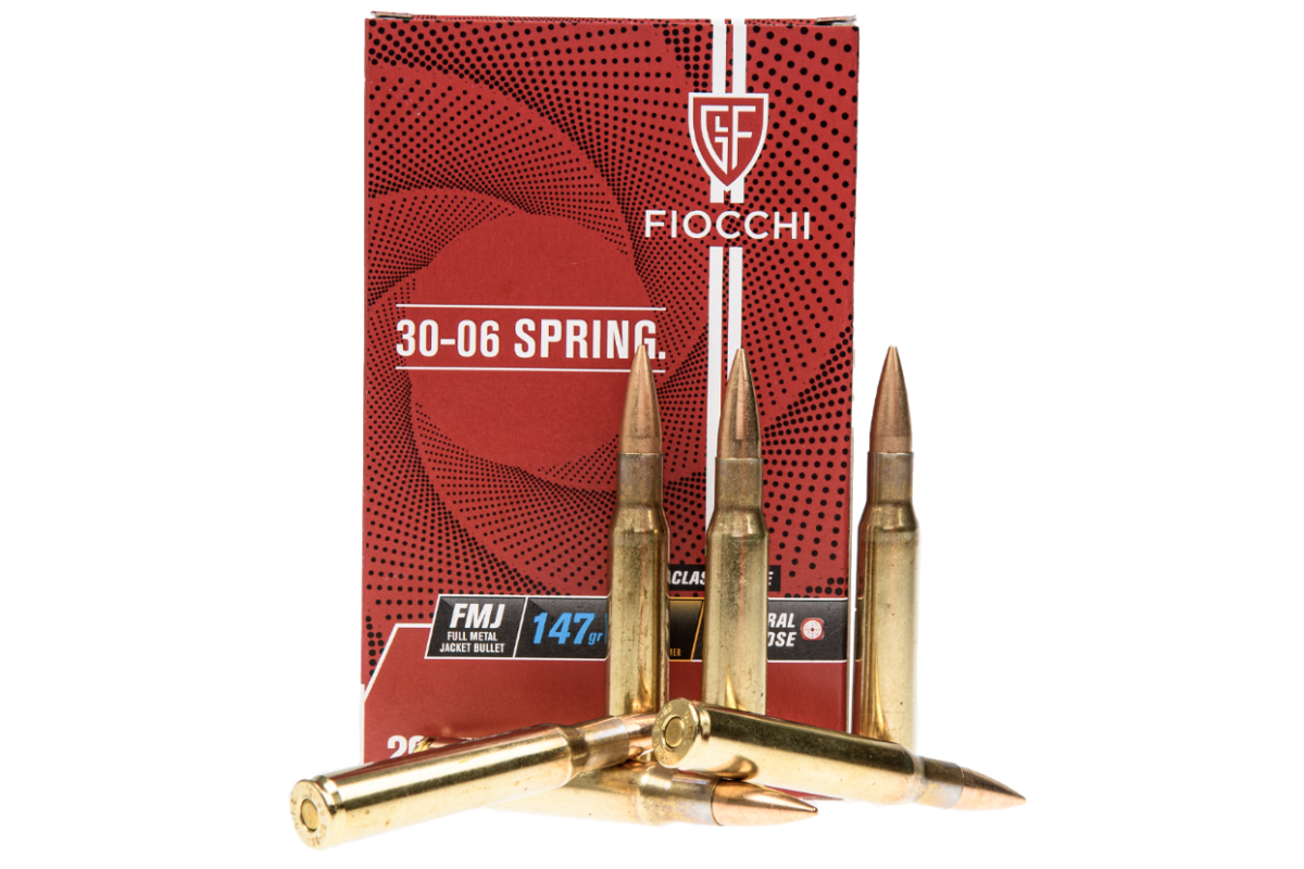 Munitions FIOCCHI calibre 30-06 147 grains FMJ avis, caracté... Munitions FIOCCHI calibre 30-06 147 grains FMJ avis, caracté...