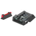 Hausse réglable et guidon fibre optique LPA  pour Walther PP...