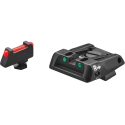 Hausse réglable et guidon fibre optique LPA pour GLOCK 17 à ...