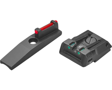 Hausse réglable et guidon fibre optique LPA pour Ruger Mark ...