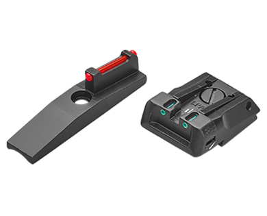 Hausse réglable et guidon fibre optique LPA pour Ruger Mark ...
