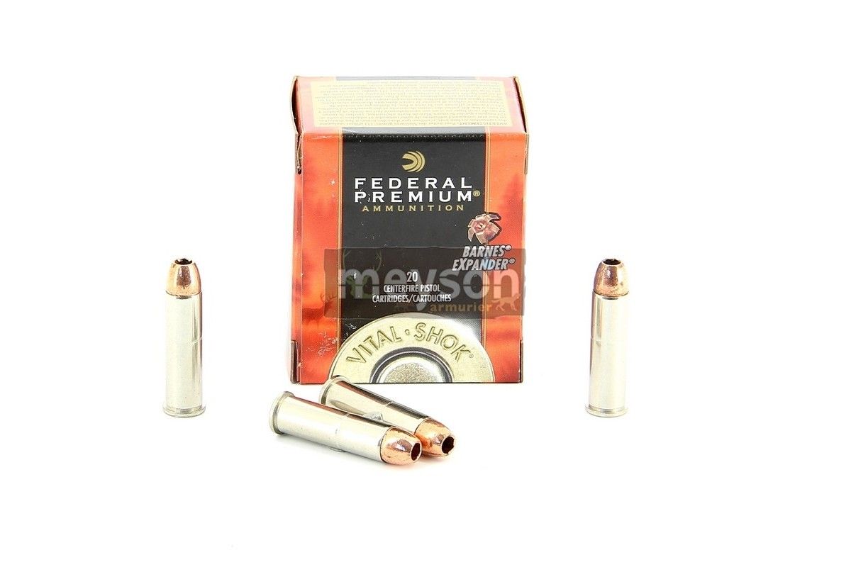 Cartouches 357Mag 140gr BARNES EXPANDER x 20 Federal Cartouches 357Mag 140gr BARNES EXPANDER x 20 Federal