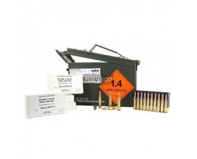 Cartouches Sako Militaire 308Win FMJ 123grs x400 