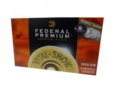 Cartouches de chasse Federal Truball Rifled Slug HP 12/70 - 28,5g 