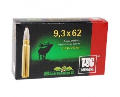 Munitions Brenneke TUG 9.3x62 293 grains 