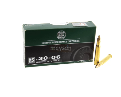 Munitions calibre 30.06 RWS KS