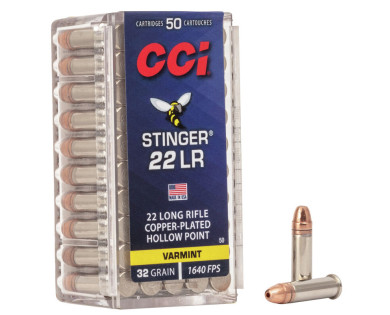 Munitions 22 LR CCI Stinger Hyper Velocity 32gr / 50