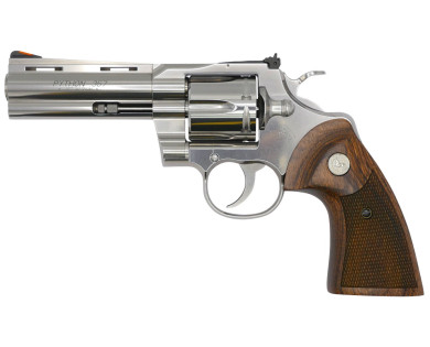Revolver COLT Python inox 4,25'' calibre 357 Mag avis, carac...