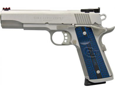 Pistolet COLT Gold Cup Trophy inox 5" calibre 45ACP avis, ca...