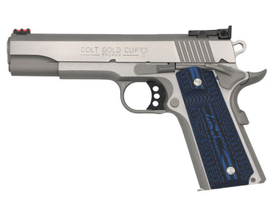Pistolet COLT Gold Cup Lite inox 5'' calibre 45ACP avis, car...