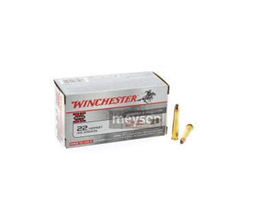 Munitions calibre 22 HORNET Soft Point 45 grains