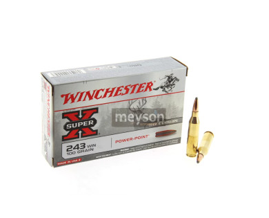 Munitions Winchester 243win Power-Point 100