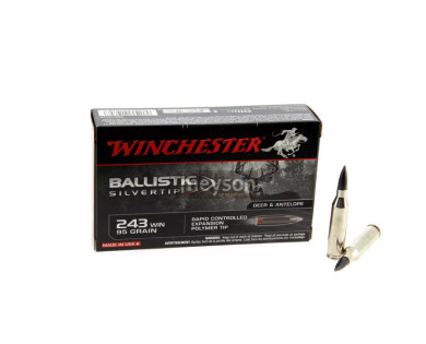 Munitions Winchester 243win Ballistic Silvertip 95