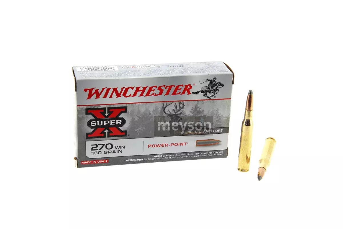 Munitions Winchester 270win Power-Point 130
