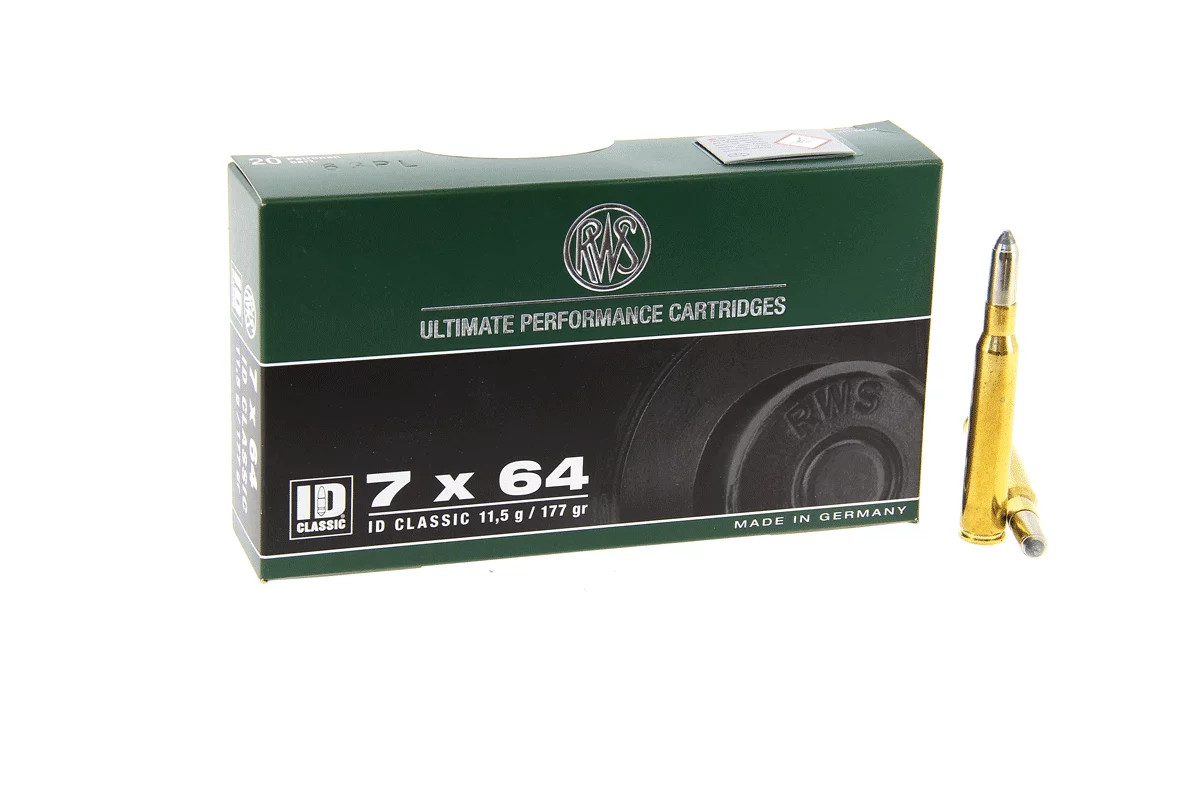 Munitions RWS Calibre 7x64 Id 11.5g Munitions RWS Calibre 7x64 Id 11.5g
