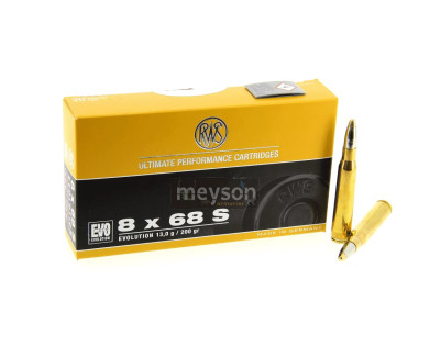 Munitions RWS Calibre 8x68 S Evo 13g