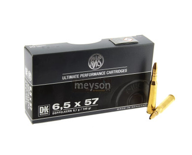 Munitions RWS Calibre 6.5 X 57 Dk 9.1g
