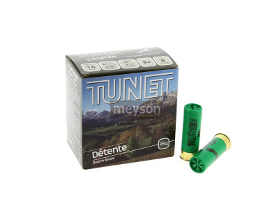 Cartouches de chasse Calibre 16 Tunet DETENTE