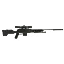 Carabine Black OPS Sniper Tactical 4,5mm 19.9 joules Power Piston + Lunette 3-9x40 avis, caractéristiques, performances