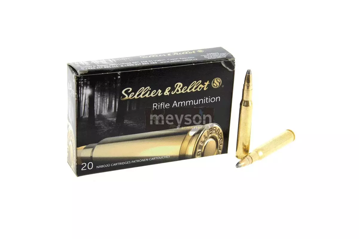 Munitions Sellier & Bellot calibre 30-06 - 180 grains