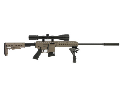 Carabine Deep Pallas BA15 22lr 47cm TAN10 Coups + PACK Snipe...