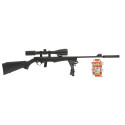 Carabine Rossi 8122 Calibre 22LR Synthétique noire + Pack SNIPER 6-24x50