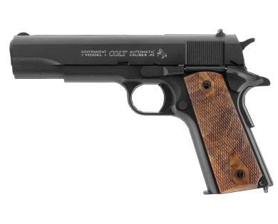 Pistolet Umarex Colt 1911 Classic CO2 black wood calibre 4.5...
