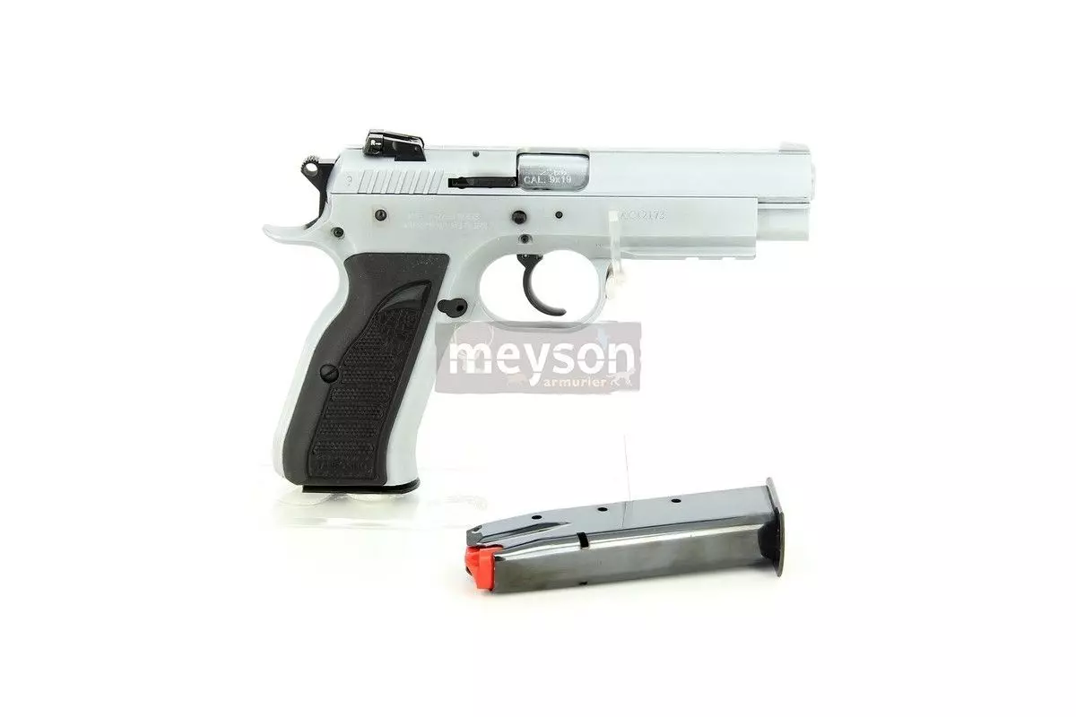 Pistolet Tanfoglio Combat Hard Chromed calibre 9x19 mm 