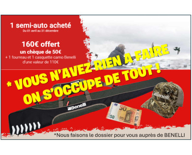 DOSSIER OFFRE DE REMBOURSEMENT BENELLI avis, caractéristiques, performances