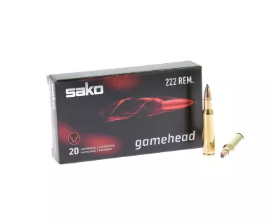 Munitions Sako 222 Rem Gamehead 55 Gr