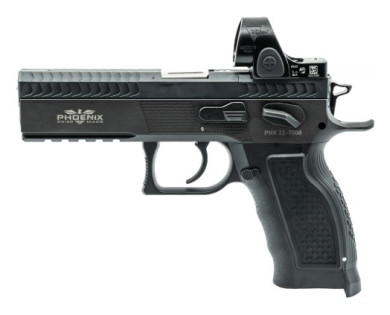 Pistolet PHOENIX Predator aluminium polymère noir SA/DA 4,5'...