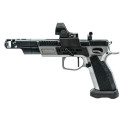 Pistolet PHOENIX Raptor acier bi-ton SA 5'' calibre 9x19 ave...