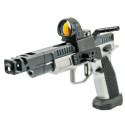 Pistolet PHOENIX Raptor acier bi-ton SA 5'' calibre 9x19 ave...