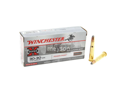 Winchester 30-30win Power-Point 170 Munitions