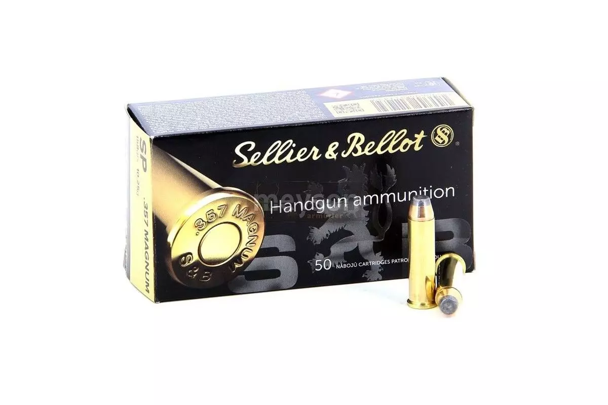Munitions 357 Magnum Sellier & Bellot SP 158 grs 