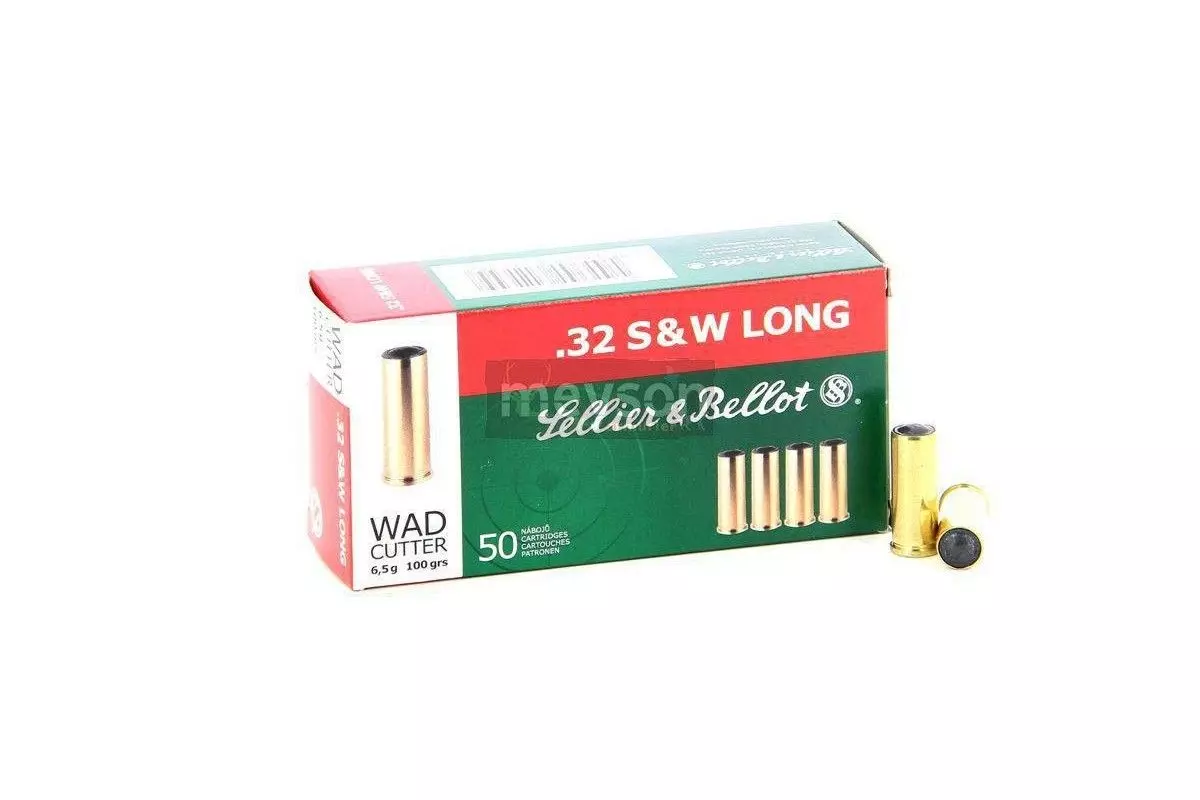 Munitions Sellier & Bellot 32 S&W 100 grains Boîte de 50 
