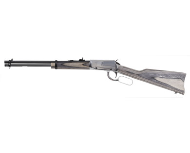 Carabine à levier sous garde ROSSI Bravo Nickelée Lamellée c...