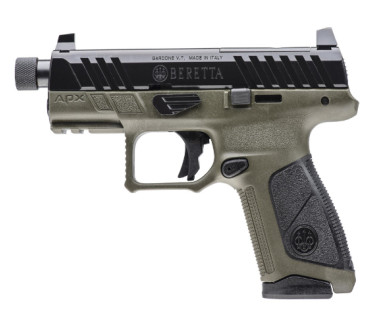 Pistolet BERETTA A1 Compact Tactical OD Green - noir fileté ...