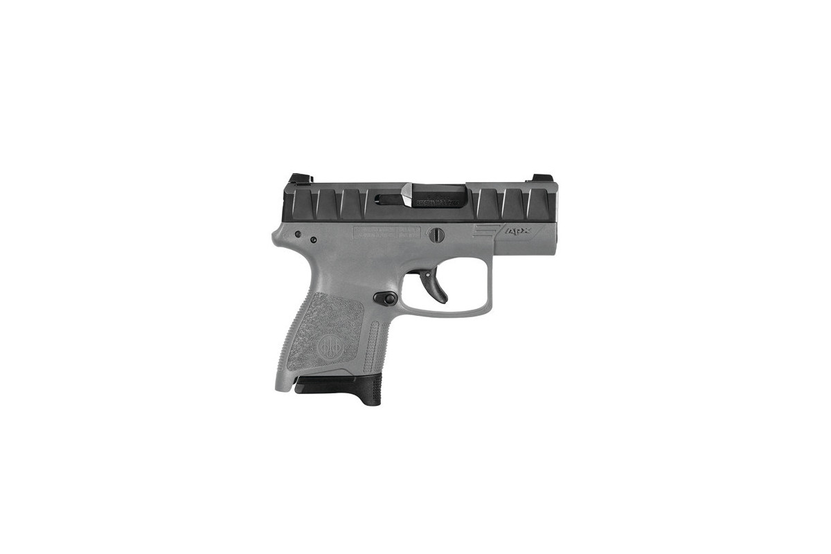 Pistolet BERETTA APX Carry Wolf Grey calibre 9x19 avis, cara... Pistolet BERETTA APX Carry Wolf Grey calibre 9x19 avis, cara...