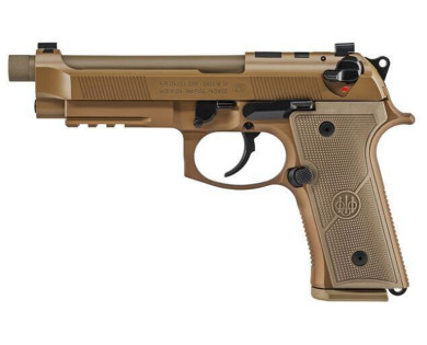 Pistolet BERETTA M9A4 Cerakote FDE 5,2'' fileté calibre 9x19...
