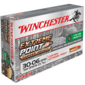 Cartouches Winchester calibre 30-06 Extreme Point Copper Impact  sans plomb 150 grains